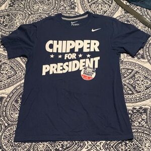 Nike Navy Short-Sleeve 'Chipper for President' Graphic Tee